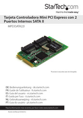 StarTech MPEXSATA22I Guia Del Usuario