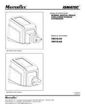 Ismatec MASTERFLEX REGLO 78018-60 Manual De Instrucciones