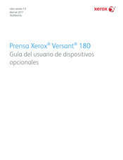 Xerox Versant 180 Guia Del Usuario