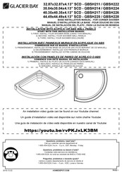 Glacier bay GBSH220 Manual De Instrucciones