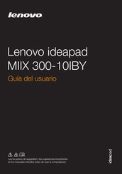 Lenovo ideapad MIIX 300-10IBY Guia Del Usuario