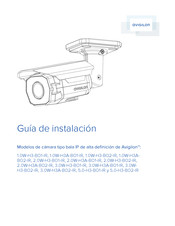 Avigilon 1.0W-H3A-BO2-IR Guia De Instalacion