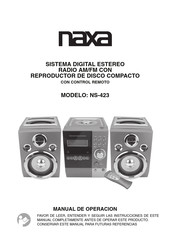 Naxa NS-423 Manual De Operación