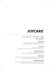 Joycare JC-1223 ALLEGRO
ALLEGRO Manual De Instrucciones