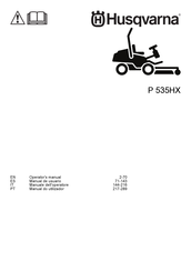 Husqvarna P 535HX Manual De Usuario