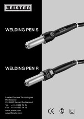 Leister Welding Pen R Manual Del Usuario