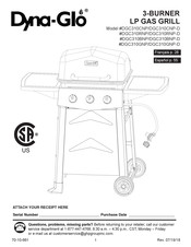 Dyna-Glo DGC310BNP Manual Del Usuario