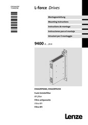 Lenze E94AZRP0084 Instrucciones Para El Montaje