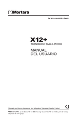 Mortara X12+ Manual Del Usuario