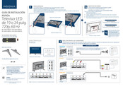 Insignia NS-19D310NA19 Guía De Instalación Rápida
