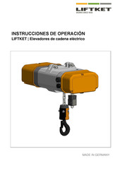 Liftket B2AK Instrucciones De Operación