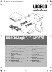 Waeco MagicSafe MS670 Instrucciones De Montaje Y De Uso