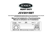 Jensen HEAVY DUTY JCV2015BT Manual De Instalación Y Funcionamiento