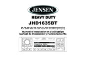 Jensen HEAVY DUTY JHD1635BT Manual De Instalación Y Funcionamiento