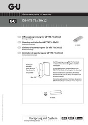 G-U OB-VTS 73x20x12 Instrucciones De Montaje