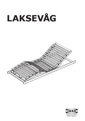 IKEA LAKSEVÅG Manual De Instrucciones
