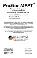 ProStar PS-MPPT-25 Manual Del Operador