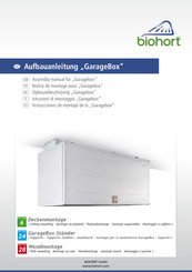 biohort GarageBox Instrucciones De Montaje