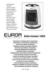 EUROM Safe-t-heater 1500 Manual De Instrucciones