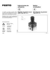 Festo LRP-1/4 Serie Instrucciones De Utilizacion