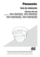Panasonic WV-SW355E Guia De Instalacion