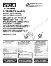 Ryobi RY15529 Manual Del Operador