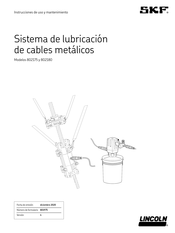 SKF LINCOLN 802180 Instrucciones De Uso Y Mantenimiento