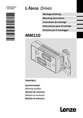 Lenze E94AYM11 Instrucciones Para El Montaje