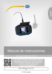 PCE Instruments PCE-VE 270HRS Manual De Instrucciones