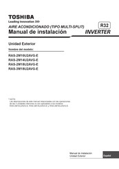 Toshiba RAS-2M14U2AVG-E Manual De Instalación