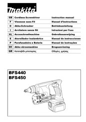 Makita BFS450 Manual De Instrucciones