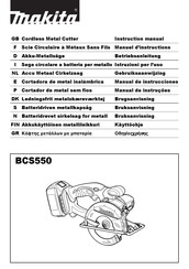 Makita BCS550 Manual De Instrucciones