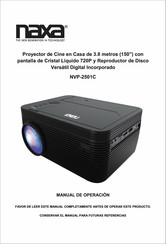 Naxa NVP-2501C Manual De Operación