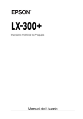 Epson LX-300+ Manual Del Usuario