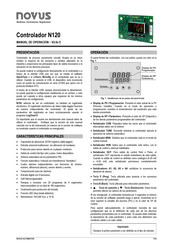 Novus N120 Manual De Operación