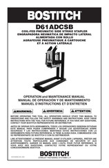 Bostitch D61ADCSB Manual De Operación Y De Mantenimiento