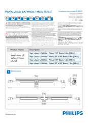 Philips Vaya Linear LP Serie Instrucciones De Instalación