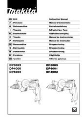 Makita DP3002 Manual De Instrucciones