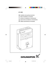 Grundfos CS 102 Instrucciones De Instalación Y Funcionamiento