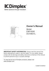 Dimplex DCH4831L El Manual Del Propietario