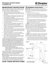 Dimplex PCH2000TCW Instrucciones De Instalación
