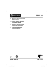 Robust RB-PO 110 Manual De Instrucciones Original