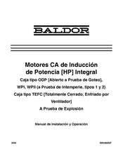 Baldor CA Serie Manual De Instalación Y Operación