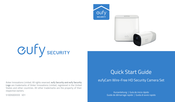 Eufy Security eufyCam Wire-Free Guia De Inicio Rapido