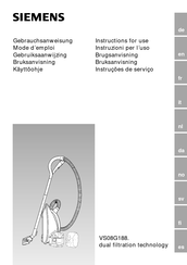 Siemens VS08G188 Instrucciones De Uso