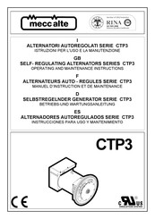 Mecc Alte CTP3 Serie Instrucciones Para Uso Y Mantenimiento