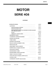 Mitsubishi MOTORS 4G6 Serie Manual Del Usuario