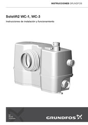Grundfos Sololift2 WC-1 Instrucciones De Instalación Y Funcionamiento