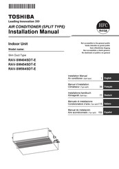 Toshiba RAV-SM454SDT-E Manual De Instalación