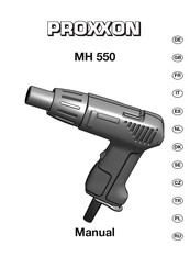 Proxxon MH 550 Manual De Instrucciones